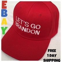 Let&#39;s Go Brandon Unisex Embroidered Adjustable FJB Hat, Joe Biden Cap FU... - £13.74 GBP