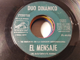 Duo Dinamico The Truth el mensaje - LP vinyl 7 &quot; Solo el Single sin Fold... - $183.59 MXN