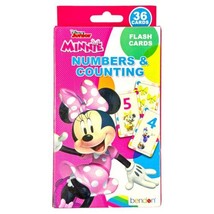 Disney Minnie Mouse Numbers And Counting Learning Flash Cards 36 Pc - £7.79 GBP