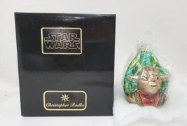 Christopher Radko Star Wars Yoda Ornament 1998 in Box with Tags U16 - £109.83 GBP