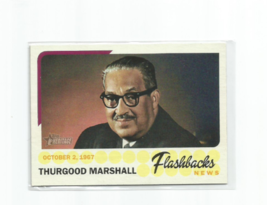 Thurgood Marshall 2016 Topps Heritage News Flashbacks Insert Card #NF-TM - $4.99