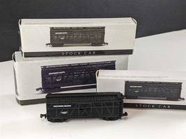 High Speed Lot of 3 Southern Pacific 40&#39; Stock Cars D&amp;RGW 39386 N Scale - $23.75