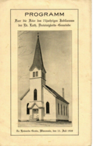 1928 Trinity Lutheran Church Howards Grove Wi   75 Anniversary German Pr... - $47.50