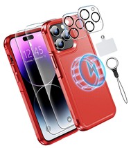 [6 in 1] Magnetic Case for iPhone 14 Pro Max FT with - £87.88 GBP