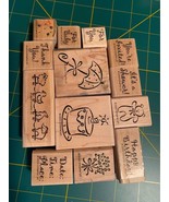 Stampin Up Announcements Rubber Stamp Set - £5.57 GBP