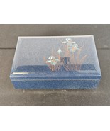 Otagiri Lacquerware Flower Jewelry Music Box Fascination Interlude Japan - $21.73