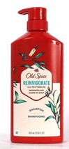1 Ct Old Spice 21.9 Oz Reinvigorate Tea Tree Oil Shampoo Cleans The Scalp - £18.08 GBP