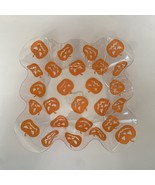 Halloween Decorative Wavy Clear Candy Bowl With Pumpkins (SHIPS IN 24 HO... - $252.96 MXN
