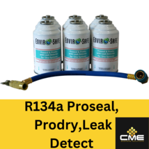 Enviro-Safe, Proseal, Prodry &amp; Leak Detector, Auto AC 3 oz. 6 cans/hose - £66.68 GBP