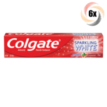 6x Packs Colgate Sparkling White Cinnamint Zing Fluoride Gel Toothpaste | 4oz - £15.89 GBP