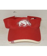 NCAA University Of Arkansas Razorbacks Adjustable Hat Cap Visor Adidas R... - $35.69 CAD
