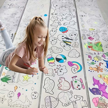 DIY Doodle Painting Roll for Kids Creative Imagination Tool - £11.92 GBP