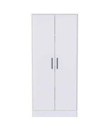 FM FURNITURE Rio 71-inch Tall Double Door Armoire with 1 Cabinet, 1 Rod,... - $607.21 CAD