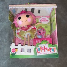 Lalaloopsy Full Size 13 inch Jewel Sparkles Doll with Pet Persian Cat New - £31.97 GBP