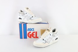 NOS Vintage 90s Asics Mens 9 Spell Out Echelon Sneakers Shoes White Gray... - $98.95