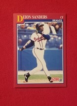 1991 Score Traded Deion Sanders #34T Atlanta Braves FREE SHIPPING - £1.59 GBP