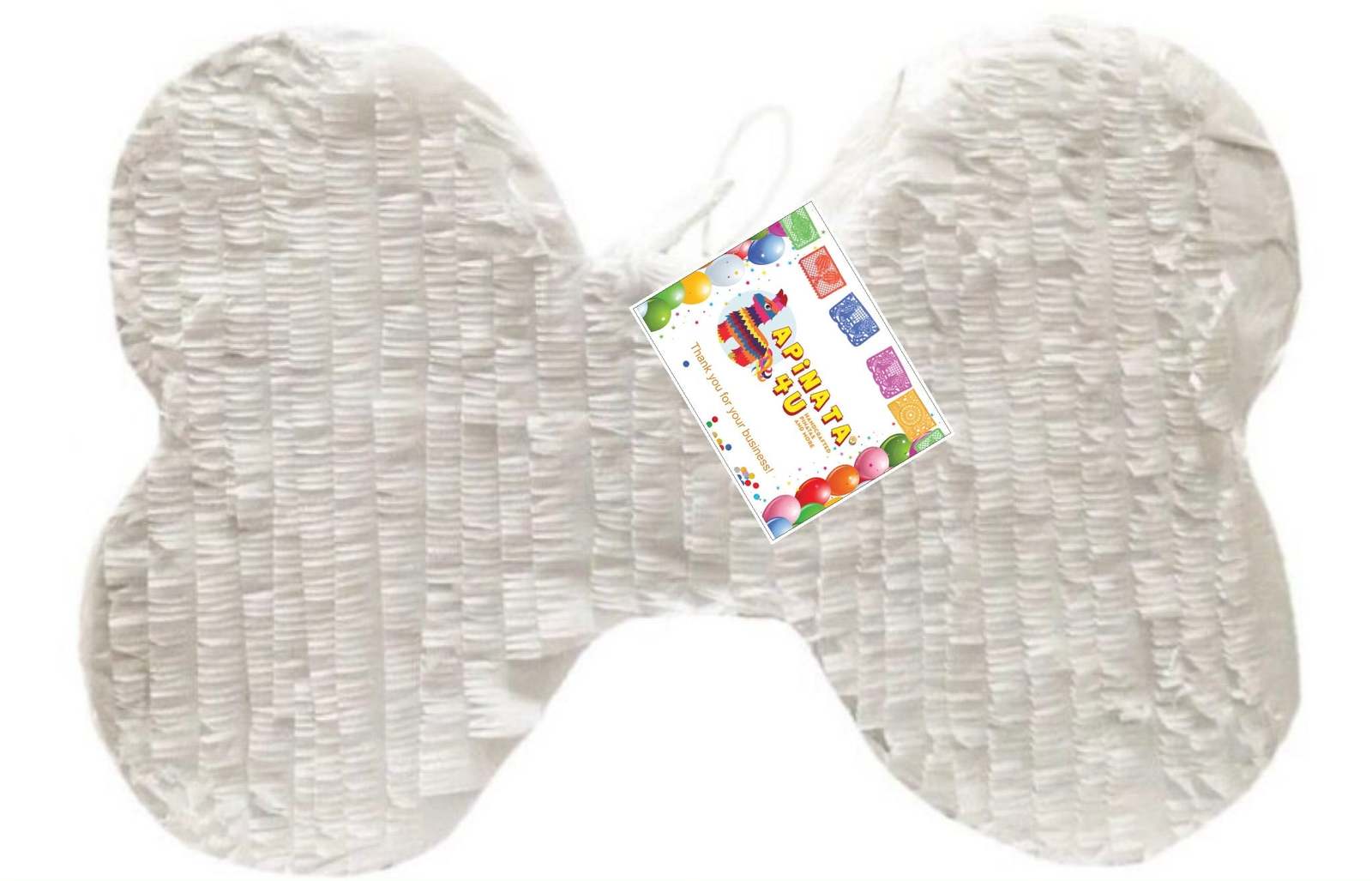 White Dog Bone Pinata 20&quot; Puppy Party Favor - $39.99