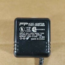 Genuine FP Model D35-12-200 AC/DC Adaptor 12V - 200mA OEM Power Supply Adapter - £6.62 GBP