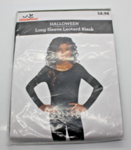 Celebrate Halloween Long Sleeve Leotard Black Girls Size XL (14/16) NEW - $9.87