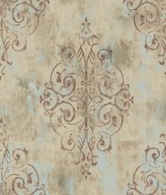 Haokhome 94005-3 Vintage French Damask Peel And Stick Wallpaper 17.7In X - £26.72 GBP