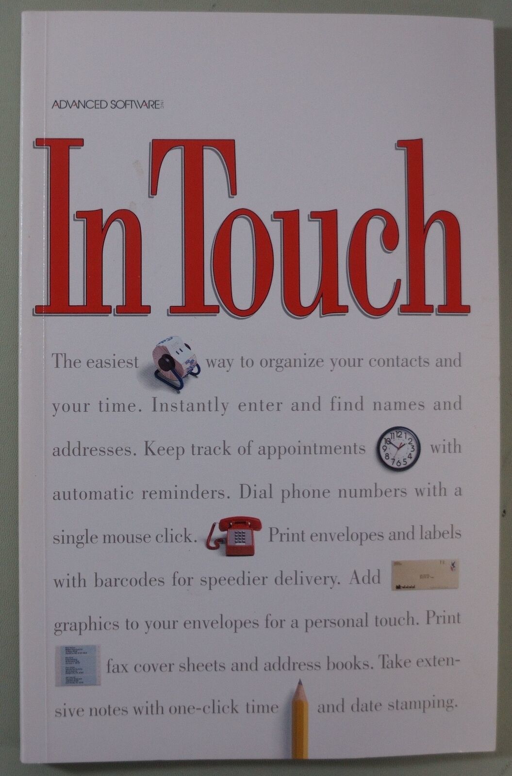 Advanced Software : In Touch for Macintosh Version 2.1 - User&#39;s Guide - $9.77
