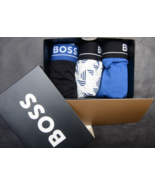Hugo Boss Hommes lot de 3 Multicolore Stretch Sous Vêtement Coton Short - £19.39 GBP