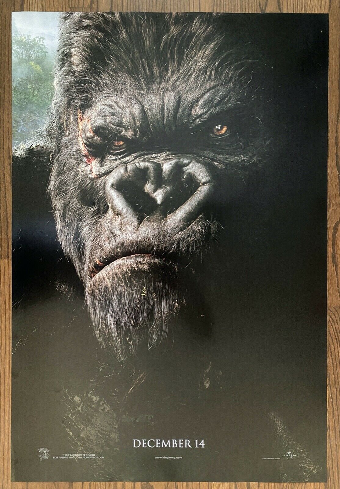 Peter Jackson&#39;s KING KONG (2005) Double-Sided Advance 1S Watts, Black &amp; ... - $125.00