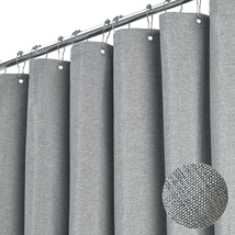 BTTN 60 Inch Fabric Shower Curtain, Stall Linen Textured Waterproof Heavy Duty C - £26.04 GBP