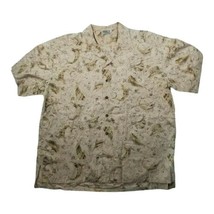 Vintage Short Sleeve Button Up Camp Shirt Mens XL Hawaiian Sailfish Dad USA - £9.86 GBP