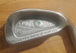 PING EYE 2 Green Dot 6 Iron Karsten Steel Shaft RH 37.5” Golf Club  - $611.87 MXN