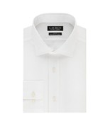 Lauren Ralph Lauren Slim Fit White Non Iron Dress Shirt NWT Multiple Sizes - £28.44 GBP