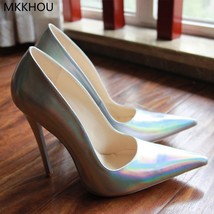 fashion single shoe women autumn new design simple pointed shallow mouth 15 cm h - £77.74 GBP