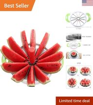 Melon Slicer Multifunctional Handheld Round Divider Fruits Cutting Slici... - $49.89