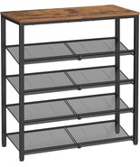 Vasagle Entryway Shoe Rack, 5 Tier Shoe Storage Shelves, 16–20 Pairs Shoe - $1,142.04 MXN