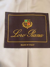 Loro Piana 100% Cashmere Storm System Coat Jacket Brown Full Zip Snap Pockets - £933.36 GBP
