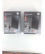 2 Packs GE Pro Flat HD TV Antenna 30 Mile Range Full HD 1080P 4K Ultra HD - $280.78 MXN