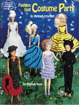 Barbie Fashion Doll Costume Party Cat Cinderella Flamenco Thread Crochet... - $13.99