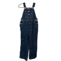 Big Smith Youth Boy Girl Unisex Blue Denim Overalls Pockets Size 20R READ - $21.46