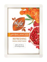 Nyle Refreshing Leh Berry &amp; Pomegranate Sheet Mask, 25ml (Pack of 1) - £9.33 GBP