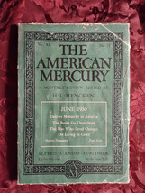 American Mercury June 1930 Hoffman Nickerson Zona Gale - £12.73 GBP