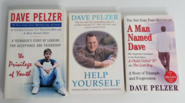 3 Dave Pelzer Books Lot A Man Named Dave, The Privilege of Youth, Help Yourself - £11.78 GBP