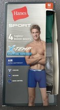 Hanes 2 pairs boxer briefs M men&#39;s sport x-temp stay keep cool tagless 3... - $12.99