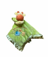 Giraffe &quot;Too Cute for Words&quot; Green Security Blanket Lovie Carter&#39;s - $271.61 MXN