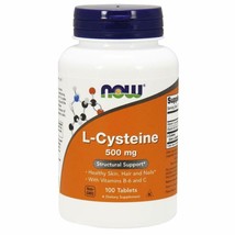 Now Supplements, L-Cysteine 500 mg with Vitamins B-6 and C, Structural S... - $19.66