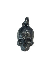 David Yurman Sterling Silver Skull Black Pendant with DY 24&quot; chain - £268.65 GBP