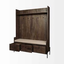 Homeroots Brown Cream Fabric Hall Tree With Storage - €1.683,55 Homeroots Brown Cream Fabric Hall Tree With Storage - €1.683,55 EUR