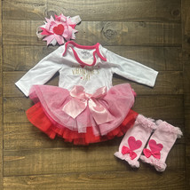 Valentine’s Day Bodysuit “My First Valentine’s Day,” 3 Month, Pre-Owned - $186.21 MXN