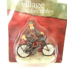 New in package Holiday Time Vintage style Motorcycle and Rider Miniatures - £11.59 GBP