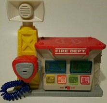 Fire Department Play Station TALKING Electronic Happkid Bilingual English/Span  - £19.61 GBP