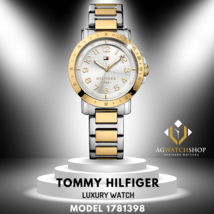 Tommy Hilfiger Women&#39;s 1781398 Two-Tone Alloy Steel Watch Quartz Analog - $122.71